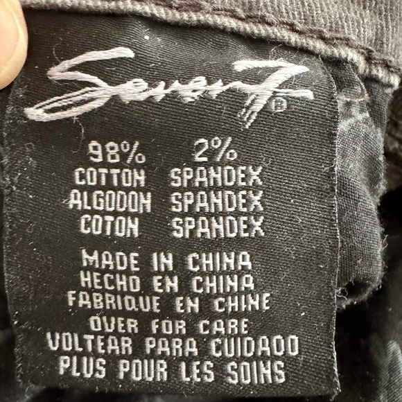 Seven7 Women's Medium Wash Gray Skinny Straight Leg Jeans Size 8 - Picture 2 of 8